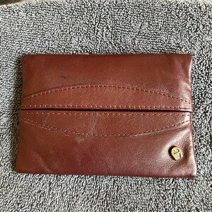Vintage Etienne Aigner Leather Travel Tissue Holder